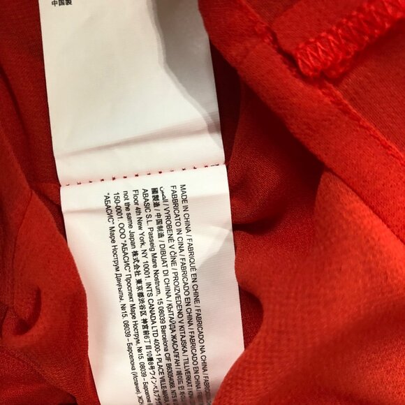 Desigual Womens Vest Nagar Dress 44 Red Orange Black Patterned Sleeveless NWT - Picture 9 of 10